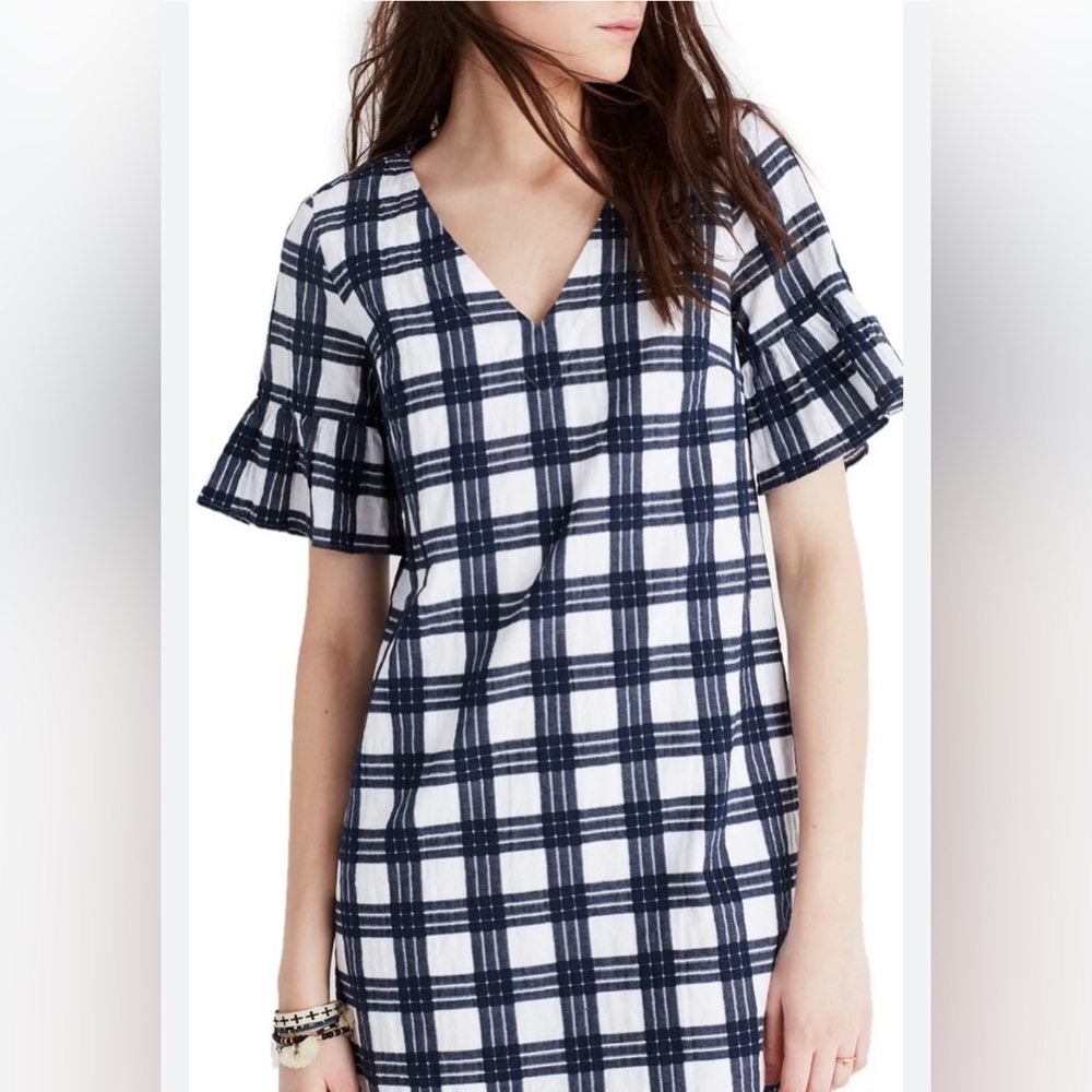 New Madewell plaid dress